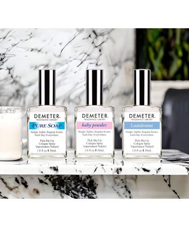 DEMETER Fresh And Clean Collection Set of 3 Unique Perfumes For Women Baby Powder Pure Soap Laundromat 1 Oz Each - Buy Online on GoSupps.com