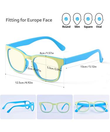 Safeyear Kids Blue Light Blocking Glasses SG022 | Anti-Eyestrain & UV Protection for Boys & Girls - Ideal for Computers Gaming & Reading - Buy Online on GoSupps.com