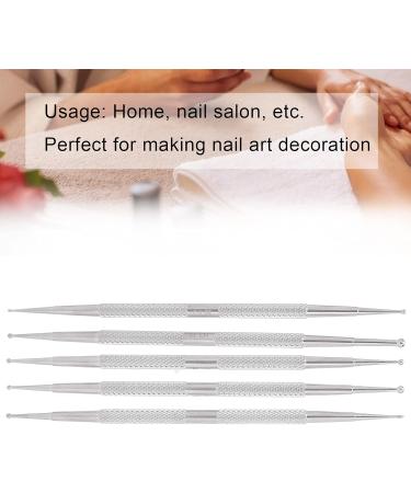 5 Pieces 2 Way Dotting Pen Tool Double Head Nail Art Dotting Pen Dotting Tools Stainless Steel Nail Painting Pen DIY Nail Art Dotting Pen DIY Decoration Dotting Pen - Buy Online on GoSupps.com
