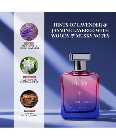 Just Herbs Refreshing Balsam Breeze EDP Perfume for Men Long Lasting Eau Da Parfum Pure Fragrance Body Spray for Men - 50 ml - Buy Online on GoSupps.com