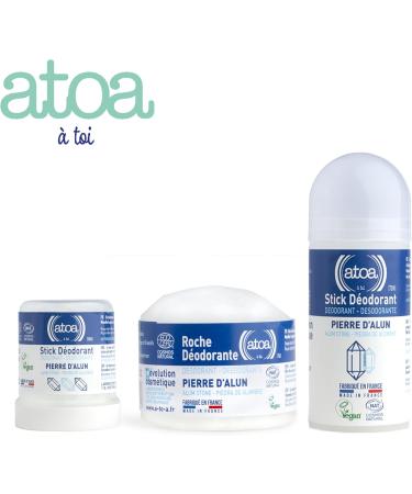  ATOA ATOA - 150g Alum Block COSMOS NATURAL certified - Buy Online on GoSupps.com