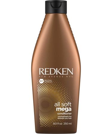 Redken all soft mega conditioner care flushing for very dry hair intense moisture and smoothness with superfoods & aloe vera anti-hair breaking ASM conditioner 250ml