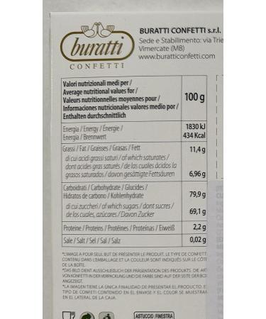 Buratti Confetti Red Small Heart-Shaped Sugared Chocolates 1 kg - Buy Online on GoSupps.com