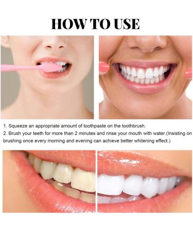 Bright White Toothpaste Dissolves Stubborn Yellow Stains Cleans Teeth Without Damaging Enamel Forms A Protective Layer in The Mouth and Reduces Cavities.(3pcs) - Buy Online on GoSupps.com