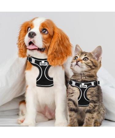 Rafiyu Anti-Zug Dog Harness for Small & Medium Dogs Breathable Lightweight Safety Harness for Puppies & Dogs - Perfect Fit for Comfort - Buy Online on GoSupps.com