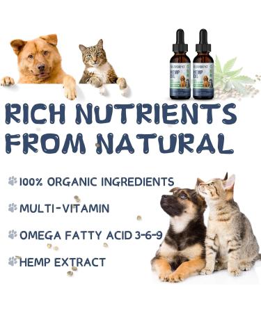 Organic Hemp Oil for Dogs Pet Oil - Buy Online on GoSupps.com