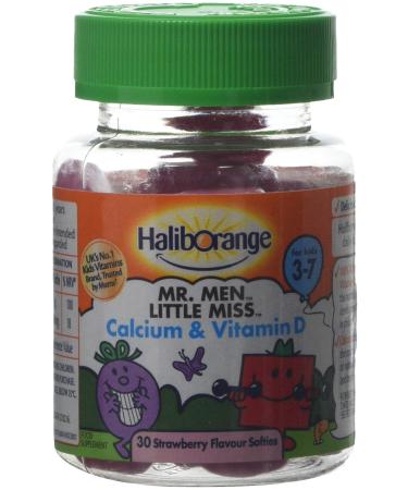 Haliborange Kids Mr. Men Little Miss Calcium and Vitamin D Strawberry softies 30 - Buy Online on GoSupps.com