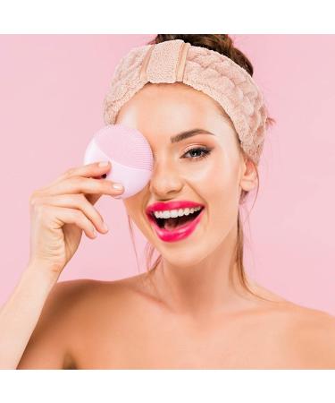 3 Pack Microfiber Spa Headbands for Women - Pink, White, Black | Facial Skincare & Makeup Towel Headbands - Buy Online on GoSupps.com