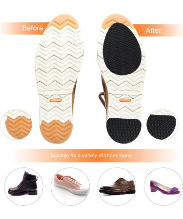 8 Pack Anti Slip Shoe Grips - Self Adhesive Non Slip Pads with Water Ripple Texture for Sole Protection - Buy Online on GoSupps.com