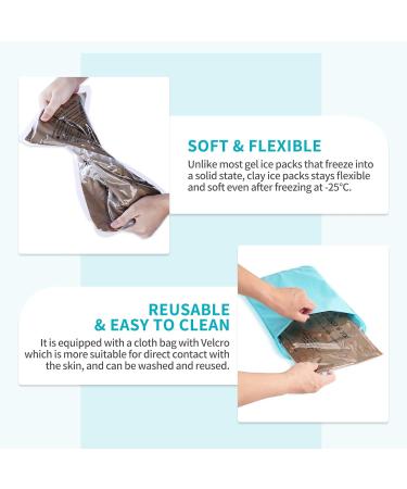 Cold Warm Compress | Reusable Fango Packing Moor Pack | Cotton Cover with Velcro for Waist Back Stomach Shoulders Knees & Joints - Buy Online on GoSupps.com