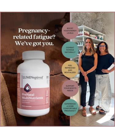 Luminspired Health Prenatal Multivitamin Methylated Folate (Quatrefolic ) Gentle Iron DHA & Choline Physician-Formulated Prenatal Vitamins for Women Pregnancy & Fetal Development 150 Count - Buy Online on GoSupps.com