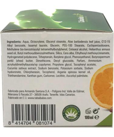 Tabaibaloe Multi-effect face cream with aloe vera and vitamin C 100 ml 24 h treatment 100 ml - Buy Online on GoSupps.com