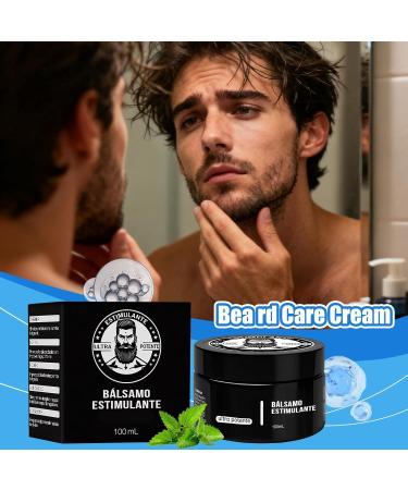  Jingmiger Men's Beard Butter 100ml Softening and Nourishing Beard Care | Moisturizing for the For Daily Facial Hair Care Routine After Shaving and the Ritual - Buy Online on GoSupps.com