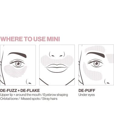 DERMAFLASH Mini Dermaplaning Tool - Precision Peach Fuzz Removal (Blush) - Buy Online on GoSupps.com