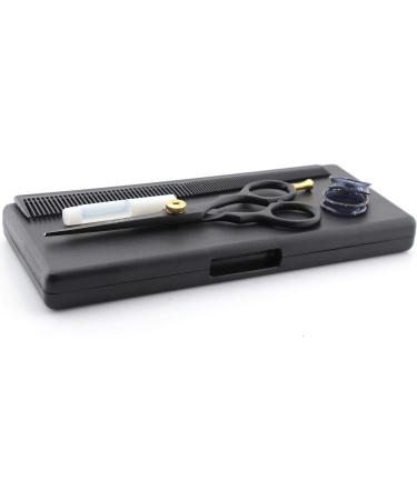 Haryali London Professional Black Hairdressing Barber Scissors - Men's Grooming Shears for Hair Cutting Salon - Buy Online on GoSupps.com