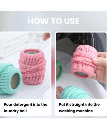 Laundry Balls for Washing Machine 3PCS Fabric Softener Dispenser Ball Sponge Washing Balls Tumble Dryer Balls for Laundry UK Household Supplies - Buy Online on GoSupps.com