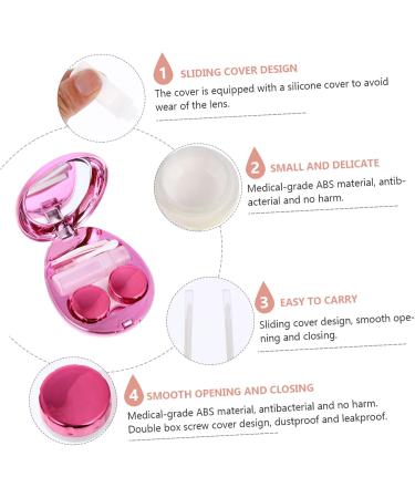 Solustrie 3 PC Osterei Glasses Case | Portable Lens Storage & Travel Box | Durable ABS Container for Round Lenses - Buy Online on GoSupps.com