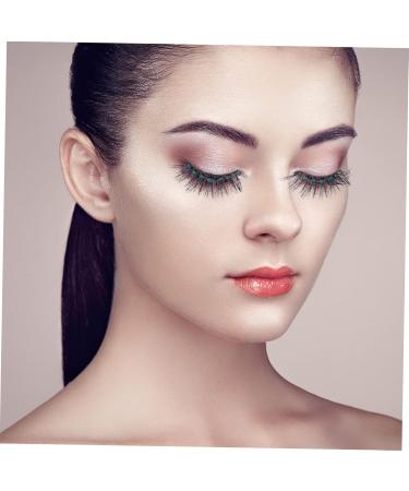 Homoyoyo 2 Pairs Fake Eyelashes Faux Lashes Strip Eyelashes Handmade False Women False Eyelash Artificial Eyelashes Dense Eyelashes Fluffy 3d Glitter Powder Chemical Fiber - Buy Online on GoSupps.com