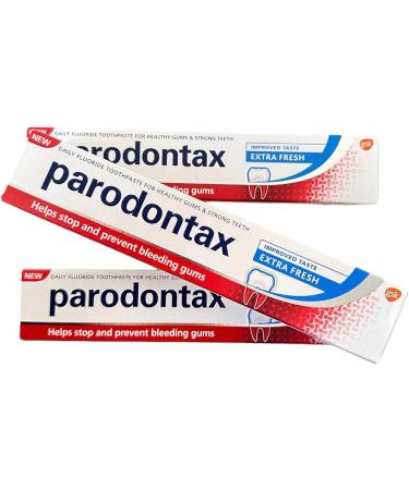 Buy 3x Parodontax Extra Fresh Toothpaste 75ml - Best International Shipping & Dental Care - Buy Online on GoSupps.com