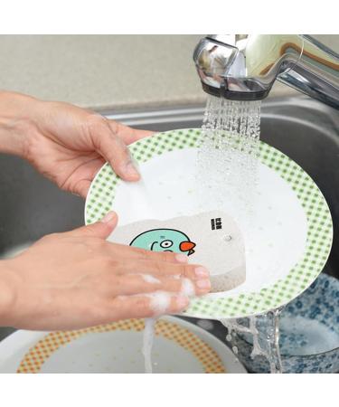 Kitchen Sponges Pack Non-Scratch Odor-Resistant Natural Cleaning Sponges Kitchen Sponge Dishwashing Sponge for Household 2 Count The - Buy Online on GoSupps.com