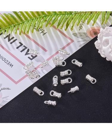 NBEADS 500 Pcs Silver Tibetan Style Cord Ends - DIY Fasteners for Necklace, Bracelet & Jewelry Making - Buy Online on GoSupps.com