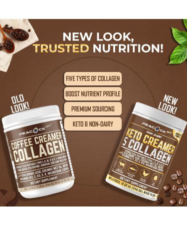 Collagen Keto Coffee Creamer Powder 12.2 oz - Hydrolyzed Collagen Peptides with Coconut MCT Oil B12 Magnesium Unflavored Protein Powder Sugar Free Coffee Creamer for Smoothies & Baking Keto Creamer - Buy Online on GoSupps.com