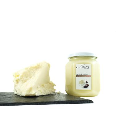 Naturra Organic Unrefined Shea Butter 480g - Cold Pressed Fresh & Premium Quality in Glass Jar | Buy Online Worldwide - Buy Online on GoSupps.com