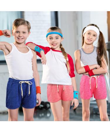 Poroka Girls 6 Pack Dry-Fit Running Shorts for Kids 8-9 Years - Active Performance Summer Sports Shorts with Drawstring Pocket in Various Colors - Buy Online on GoSupps.com