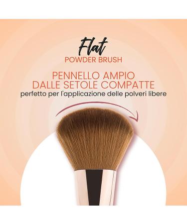 Buy Wakeup Cosmetics Flat Powder Brush - Perfect Flat Face Powder Brush for Flawless Makeup | International Shipping Available - Buy Online on GoSupps.com