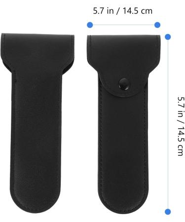 2 Pack Vintage Portable Outdoor Travel Safety Mustache Shaver Leather Case - Ideal for Men s Grooming - Buy Online on GoSupps.com