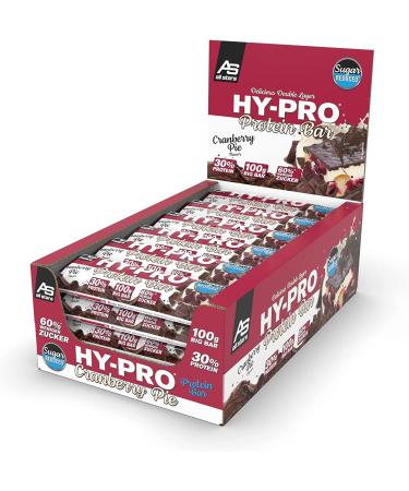 All Stars Hy-Pro BIG BAR Lot de 24 tartes aux canneberges au chocolat (24 x 100 g) - Buy Online on GoSupps.com