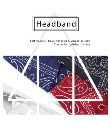 CAKURE Boho Wide Headbands Set-1 - Pack of 3 | African Turban Head Wraps for Women & Girls - Buy Online on GoSupps.com