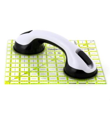 Dritz Omnigrid Double Suction Cup Ruler Grip - White | Secure Your Ruler for Accurate Cuts - Buy Online on GoSupps.com