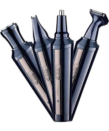 Professional USB Rechargeable Ear & Nose Hair Trimmer | IPX7 Waterproof Body Grooming Kit for Men & Women - Dual Edge Blades & Easy Cleansing - Buy Online on GoSupps.com