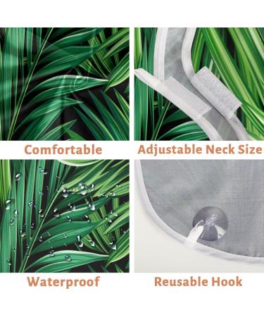 Green Tropical Plants Beard Bib Apron | Men's Beard Hair Catcher | Perfect Gift for Dad & Husband | Fathers Day Anniversary Christmas - Buy Online on GoSupps.com