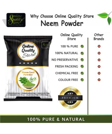 Online Quality Store herbal powder combo for hair and face (Neem powder) - Buy Online on GoSupps.com