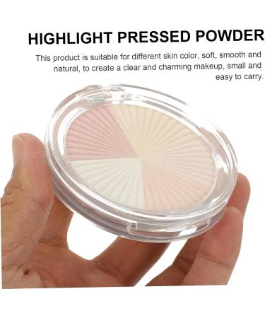 VINTORKY 1 Box Highlight Powder Highlighter Cream Shimmer Powder for Face Highlighting Plastic Shell - Buy Online on GoSupps.com