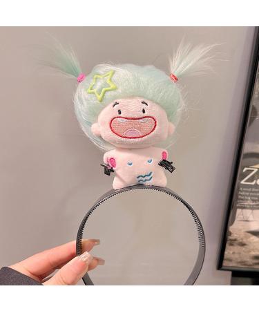 TROONZ Doll Hairband Plush Constellation Doll Hairband Plush Doll Headdress Hair Ornament for Girls Kids Children - Buy Online on GoSupps.com
