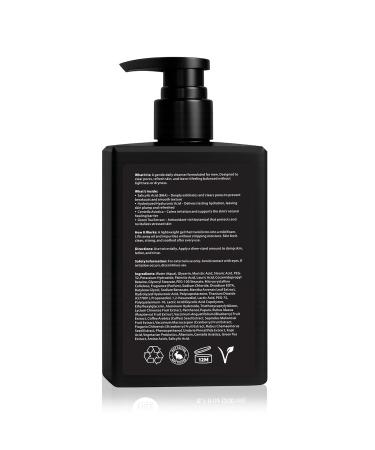 Elzric Men s Facial Cleanser Deep Cleansing & Hydrating Face Wash for Oily Dry & Sensitive Skin Exfoliating Daily Cleanser with Salicylic Acid Green Tea & Amino Acids 6.7 oz - Buy Online on GoSupps.com