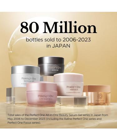 PERFECT ONE Super Moisture Gel - Japanese Facial Cream with Collagen & Hyaluronic Acid | Multi-Use Skincare for All | 1.76 oz (50g) | International Shipping Available - Buy Online on GoSupps.com