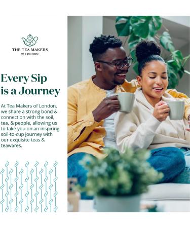 Supreme Earl Grey Tea Loose Leaf - Natural Blend of Sri Lankan Black Tea Bergamot Extract & Blue Cornflowers - Rich Citrusy & Floral Notes - Easy to Brew Earl Grey Tea by The Tea Makers of London 125g Caddy - Buy Online on GoSupps.com