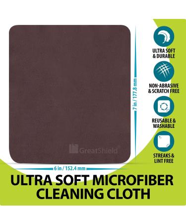 GreatShield Lens Cleaner Spray Kit - 2oz Bottles, 2 Microfiber Cloths - Streak-Free, Alcohol-Free Solution for Eyeglasses, Cameras - Removes Fingerprints, Dust, Oil - Safe for All Lenses - Buy Online on GoSupps.com