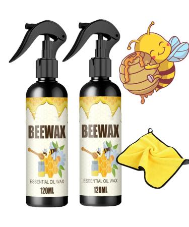 Ailsion Beeswax Spray Acssart Beeswax Spray Natural Micro-Molecularized Beeswax Spray (2PCS)