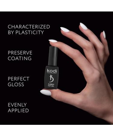 Kodi Professional Rubber Base and Top Coat Gel Polish UV LED - Long-Lasting Manicure Kit (2 x 8 ml) - Buy Online on GoSupps.com