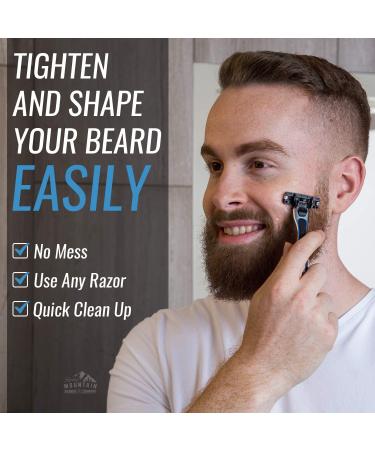 Rocky Mountain Barber Co. Men's Clear Shave Gel - 8oz | Transparent Gel for Precision Shaving and Beard Line Definition - Buy Online on GoSupps.com