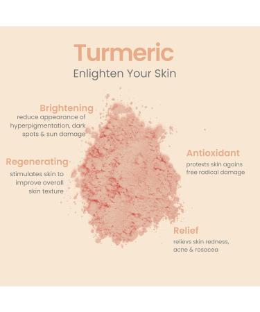 Turmeric Face Serum - Dull Spot Corrector | Anti-Aging Facial Serum Reduces Sunspots & Hyperpigmentation | Vitamin C & Kudzu Root | 1 oz - Buy Online on GoSupps.com