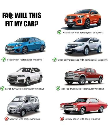 Lyunit 2-Piece Universal Sun Visor - UV & Glare Protection for Babies Children Adults & Pets | Car Window Sun Protection - Buy Online on GoSupps.com