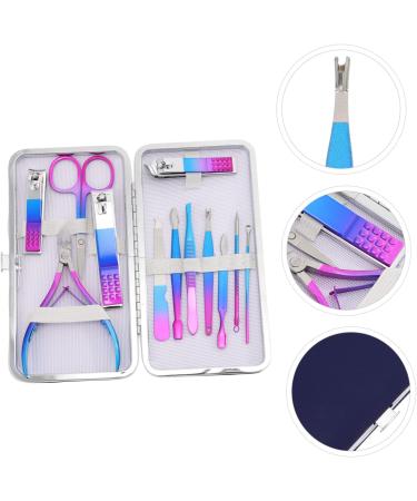 Mikinona 1 Set Nail Set Nail Tools Manicure Grooming Kit Pedicure Care Tools Manicure Grooming Tool Needle Cuticle Pusher Kit Manicure Kit Clip Trimmer Nail Art Supplies Stainless Steel - Buy Online on GoSupps.com