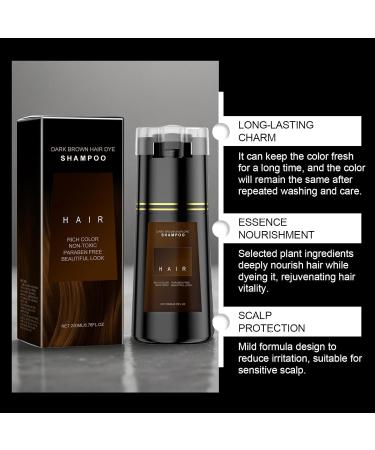200 ml brown shampoo and shampoo bottle nourishes and makes the hair mild and nonirritating shampoo - Buy Online on GoSupps.com