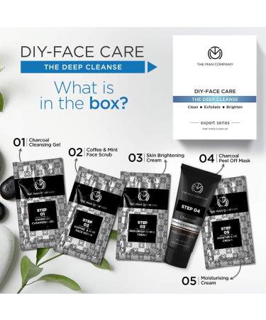 Shop The Man Company DIY Face Care Deep Cleanse Kit - International Shipping Available - Buy Online on GoSupps.com